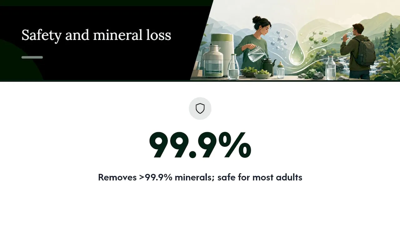 Is distilled water safe, and what does it mean for your health? — overview diagram